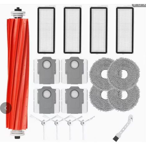 19 pezzi di ricambio per aspirapolvere Roborock Qrevo S/Qrevo Plus/Qrevo MaxV/Qrevo Pro (non compatibile con Q Revo) (1/4)