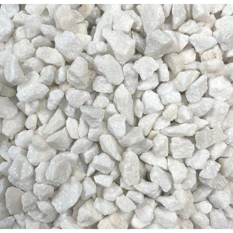 Gravier blanc pur 6/12 mm - Filet 20 kg (1/2)