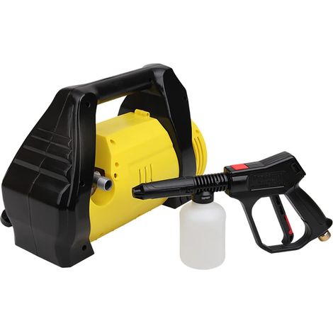 Pistolet à mousse professionnel Brosse De Lavage En Cuivre Auto-service Automatique Domestique Laveuse À Haute Pression Aérographe Pistolet À Granulés Laveuse De Voiture ( Color : Long Gun High Match (1/5)
