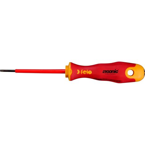 Cacciavite piatto Felo ergonic vde isolato alta coppia