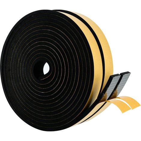 20M Bande de Joint en profil L/I, 9mm (Largeur)2mm (Épais) (Noir) (1/5)