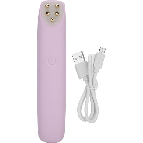 Masque Massage Oculaire Électrique Anti-Rides Vibrations RF EMS Soin des Yeux Violet (1/5)