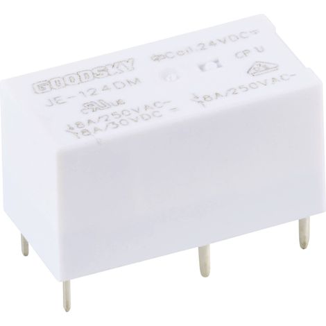 GoodSky JE-124DM Relais pour circuits imprimés 24 V/DC 8 A 1 NO (T) 1 pc(s) (1/2)