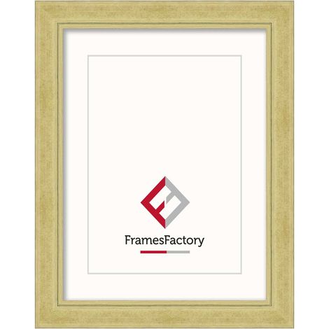 Cornice portafoto decorativa Bel A1, 59,4 × 84,1 cm, oro, stile boho (1/5)