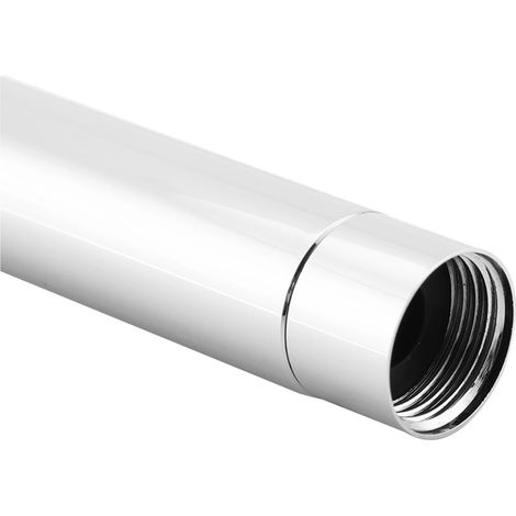 Rallonge de douche en acier inoxydable, tube d'extension pour pommeau de douche, tige d'extension de 10 cm (4 pouces) (1/4)