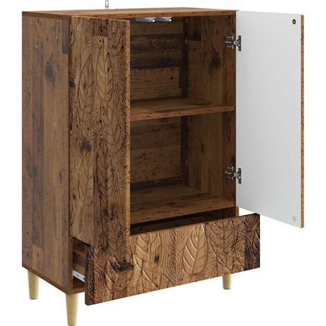 Sideboard/Anrichte/Buffet Altholz 66 x 34,5 x 95 cm Holzwerkstoff LXWW578204 (1/5)
