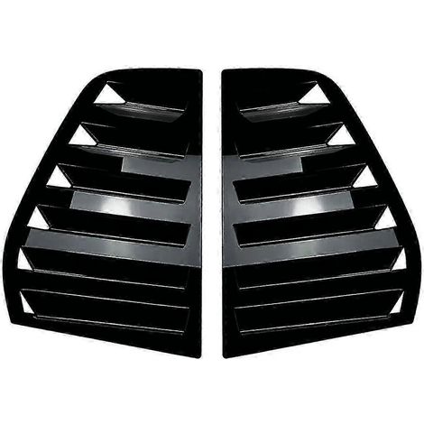 Pour Golf 5 Mk5, cache-volant latéral de vitre arrière, autocollant de ventilation, noir laqué - En stock, édition 0724 (1/5)