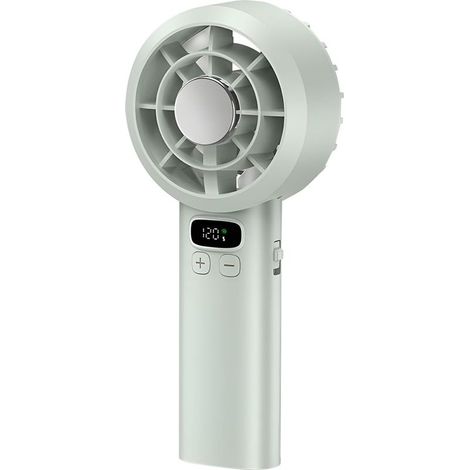 AMXCNOY USB-wiederaufladbarer, tragbarer Ventilator mit 120 Geschwindigkeitsstufen und verstellbarer Position für Zuhause, Büro und Reisen (1/5)