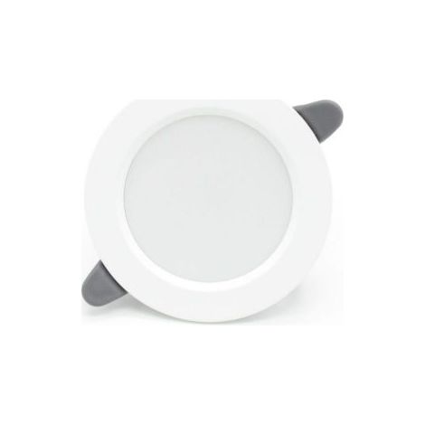 FARETTO PANNELLO LED  ROTONDO INCASSO A MOLLA  6W WATT 3 COLORI (1/3)