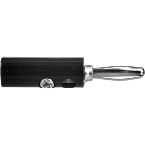 Schwarzer Bananenstecker 11373