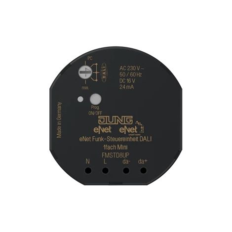 Jung Unité de commande radio eNet DALI 1gang Mini FM STD 8 UP