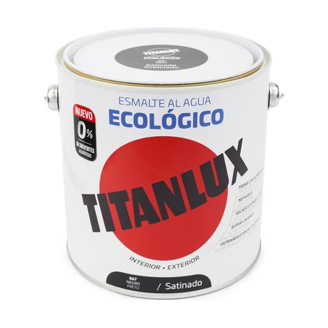 Esmalte Satinado 2,5 Lt Ne Al Agua Ecologico Titanlux