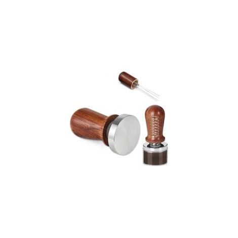 Caffettiera a pressa francese da 51 mm, caffettiera per espresso da 51 mm con pistoni a molla in acciaio inox da 51 mm