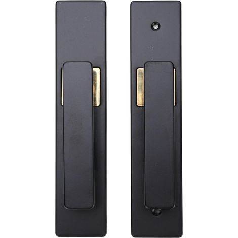 black Entry Keyed Lever Palde gold Portable Compact Outdoor Durable
