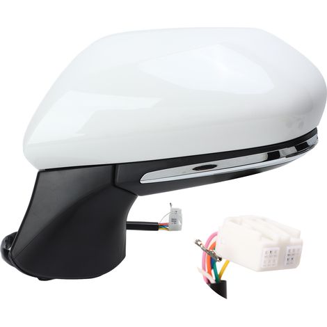 Rétroviseur latéral chauffant Super blanc avec clignotant BSM pour Camry XV70 2018 – 2022 gauche (1/5)