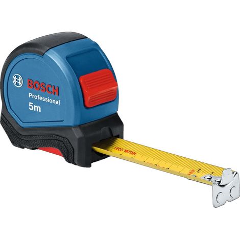 Flexómetro Bosch Pro Acero 27cm x 5m con Imán y Freno