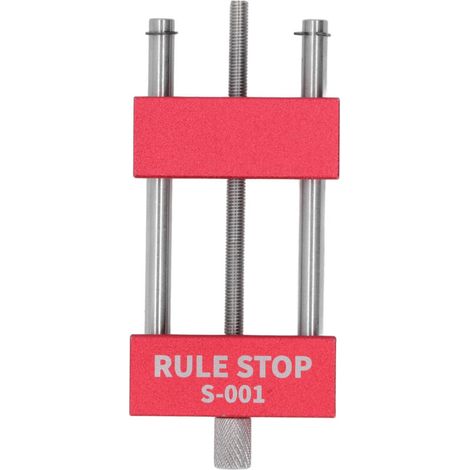 Woodworking ruler, ruler stop, stop block, high-precision aluminum alloy tool