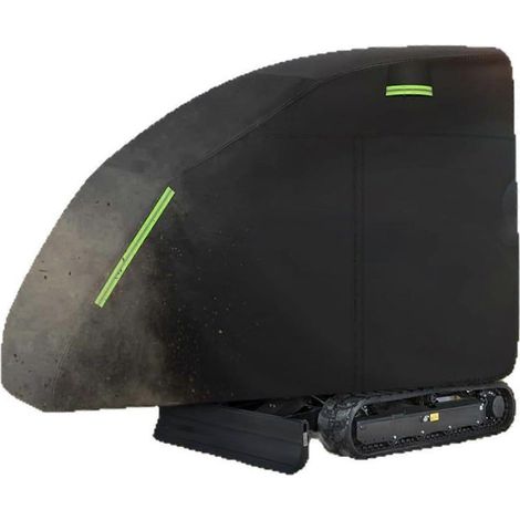 Telo di copertura per miniescavatore in tessuto Oxford 420D, impermeabile, antipolvere, resistente ai raggi solari, colore nero. (1/5)