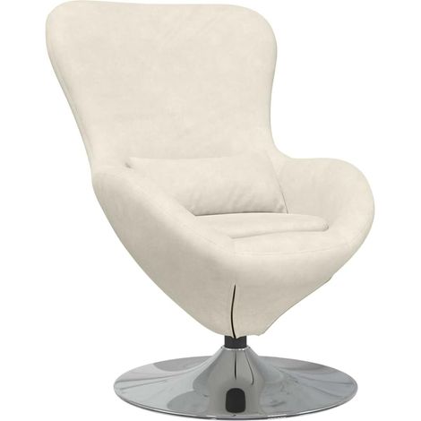 Maison Exclusive - Poltrona uovo Crema Velluto