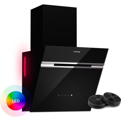 Klarstein Alina - Cappa aspirante 40 cm 570 m³/ora Silenziosa Classe energetica A