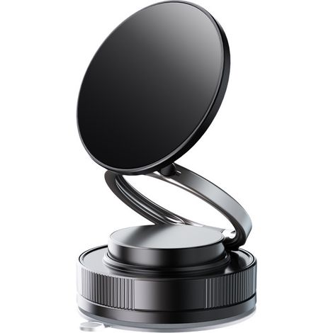 Support magnétique à ventouse pour téléphone, réglable à 360°, compatible avec les coques MagSafe, idéal pour une utilisation mains libres sur le tapis de course, sous un miroir, dans la douche ou sur (1/5)