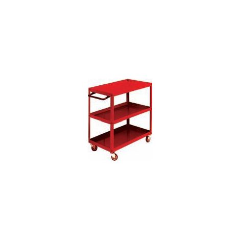 Carrito portautensilios de 3 bandejas y ruedas con frenos METALWORKS GR05