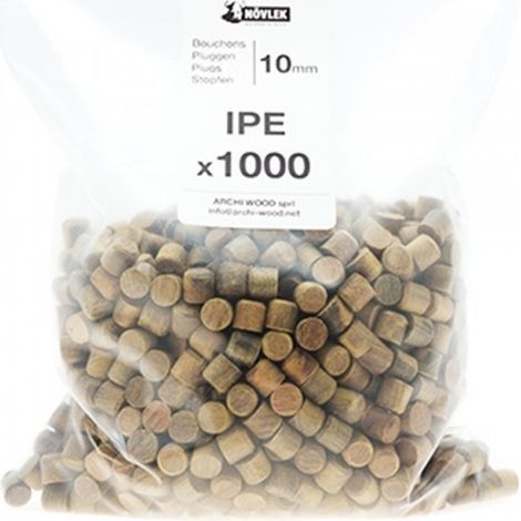 Bouchons en bois chêne 10 mm – Boîte de 100 pièces – Finition impeccable pour vis inox – Biseautés pour pose facile (1/5)