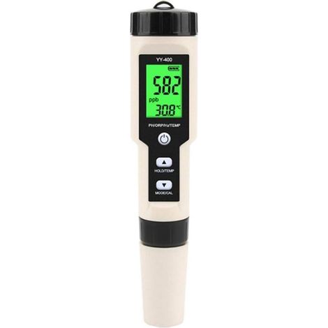 Nouveau Stylo de Test de Qualité de Eau de Concentration Ions Hydrogène Yy-400 Ph/Orp / H2 et Tem Compteur Eau Potable Numérique 4 en 1 (1/5)