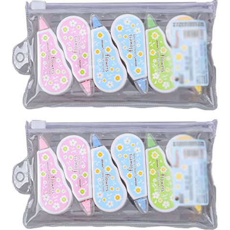 Ruban Correcteur - Bande Blanche pour Correction Immédiate - Pour Stylos Gel Bille Marqueur Encre - 12 Pièces (1/5)