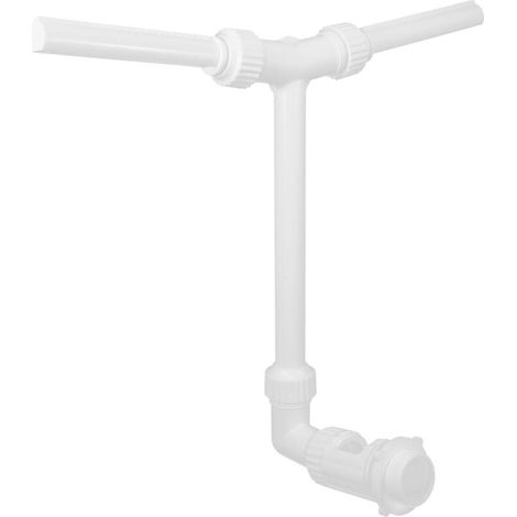 Fontaine Cascade de Piscine, 2 Têtes de Fontaine, Arroseurs Amusants pour Piscines, Accessoires de Piscine, Décoration de Piscines Intérieures et Extérieures (Blanc)
