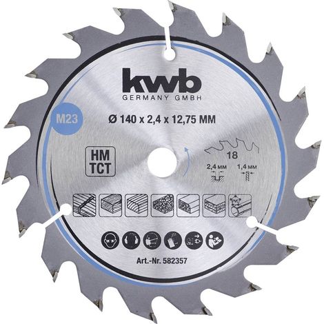 kwb 582357 lama circolare 14 cm 1 pz (1/5)