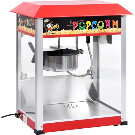 vidaXL Máquina para hacer palomitas de maíz con olla de teflón 1400 W (1/2)