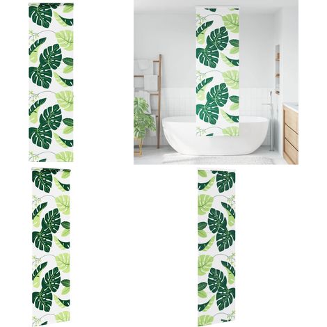 vidaXL Store enrouleur de douche avec cassette largeur du tissu 66 cm (1/5)