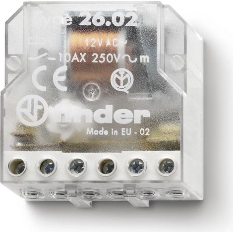 Télérupteur de boîte 2NO 10A 24V AC commutateur 3 séquences FINDER 260680240000PAS