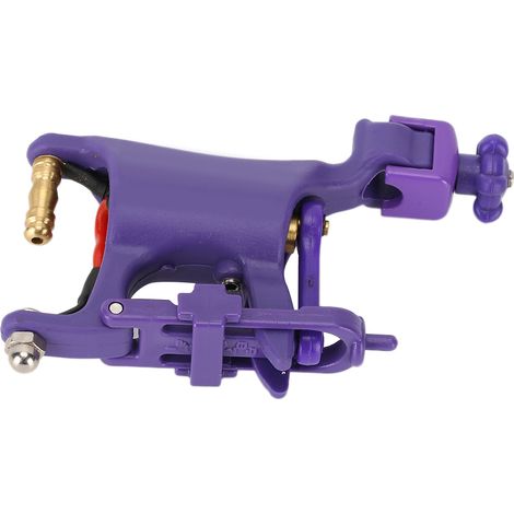 Machine à tatouer professionnelle portable à moteur puissant, machine à tatouer pour débutants, liner et shader, violette (1/5)