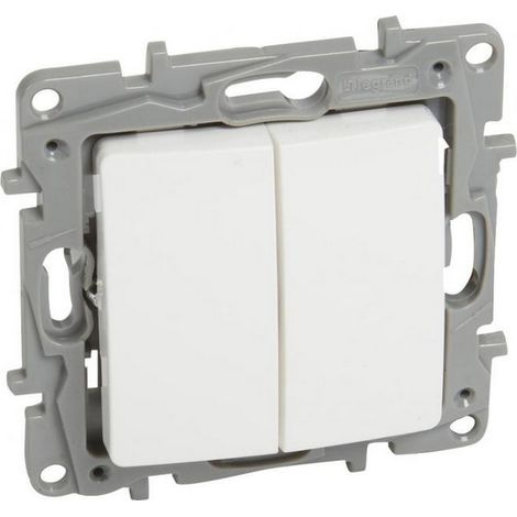 Interruttore doppio per scale Niloe 10 AX bianco 764502