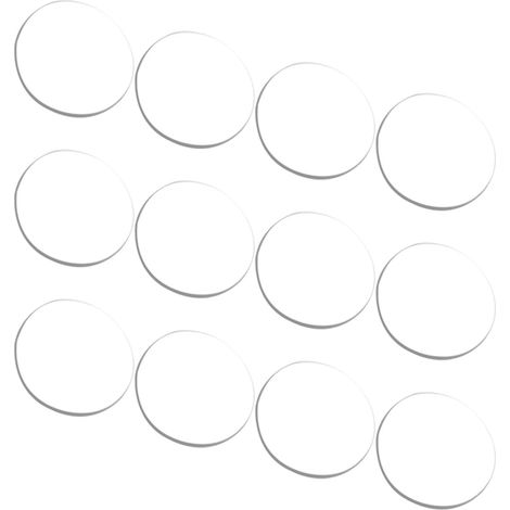 12 patins de protection transparents en polypropylène antidérapant (1/5)