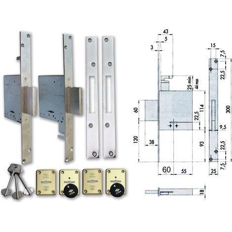 SERRATURA CISA 57020-60-0 -CP-