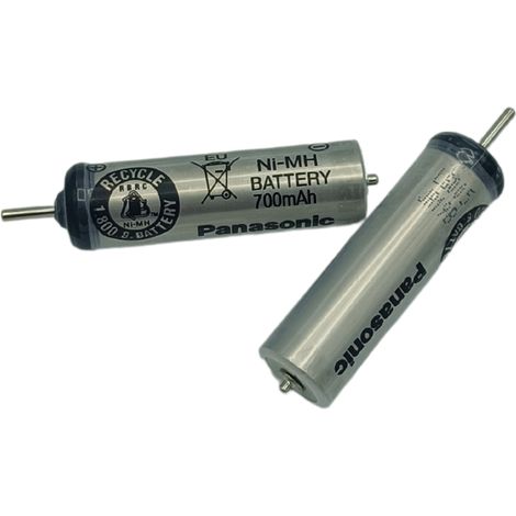 Panasonic 2x batterie 700mAh 61mm rasoio ER-CA35 ES-7109 ES-RL21 ES-RT51 ES-RT8 (1/2)