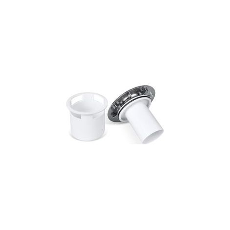 couvercle de rechange pour siphon de douche 115 mm, couvercle chromé, débit rapide, vidange bac douche