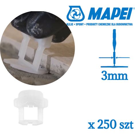 Mapei Mapelevel Clips 3 mm, 250 Stück (1/4)