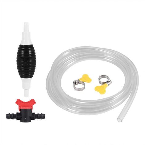 Pompe d'aspiration de liquide multifonction, pompe de transfert de carburant manuelle (3 mètres)
