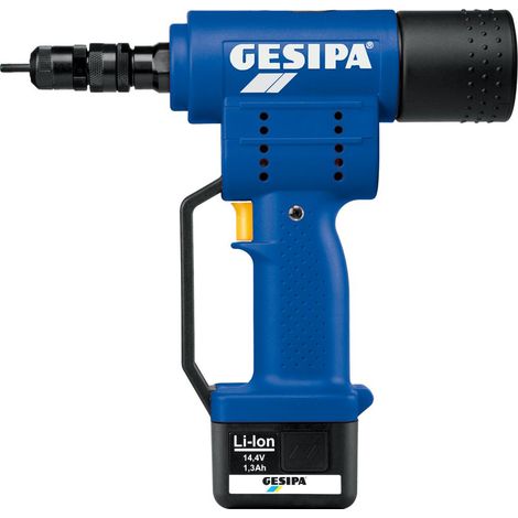 Gesipa Blindnietmuttern-Setzgerät FireBird (2 Li-Ion Akkus 2 Ah / Ladegerät) (1/5)