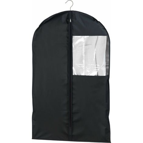 Housse de costume noir profond, 100 x 60 cm, (1/2)