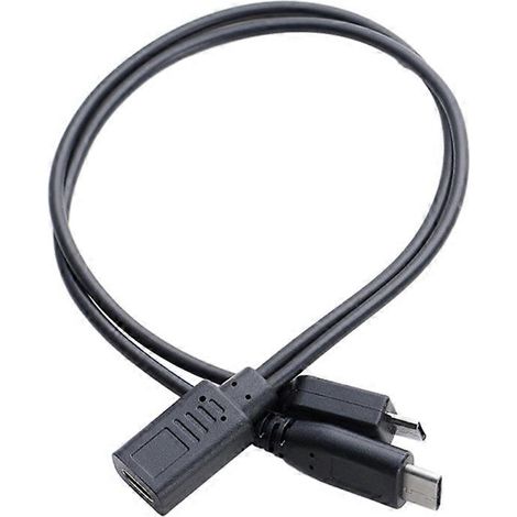 Câble double fonction USB-C vers micro-USB - Chargez et synchronisez vos appareils (1/5)