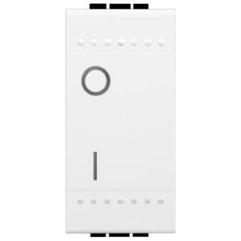 BTICINO Interruttore 2P 16 Ax 250Vac Livinglight Bianco