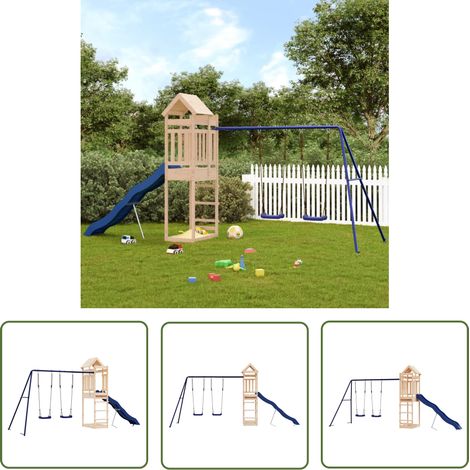 Maison Exclusive Spielturm Massivholz Kiefer (1/5)