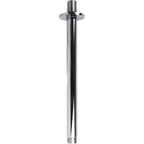 250mm Round Ceiling Shower Arm Chrome (1/2)