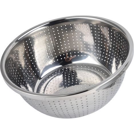 Panier à légumes multifonctionnel antirouille en acier inoxydable, 30 cm, couleur argent. (1/5)