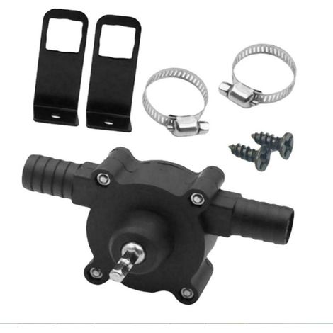 Kleine, praktische Wasserpumpe, handbetriebene elektrische Bohrmaschine, Saugpumpe, Gleichstrom-Wasserpumpe, selbstansaugende Kreiselpumpe, Entwässerungspumpe (120W - 350W) (1/5)